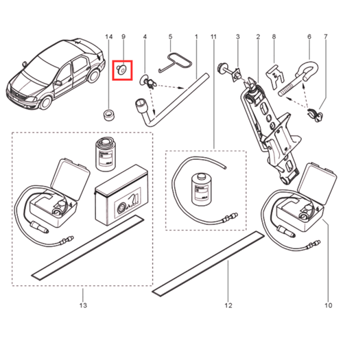 RN 096036 PRESILHA PARABARRO SANDERO_I  1.6 16 7705096036 -4-